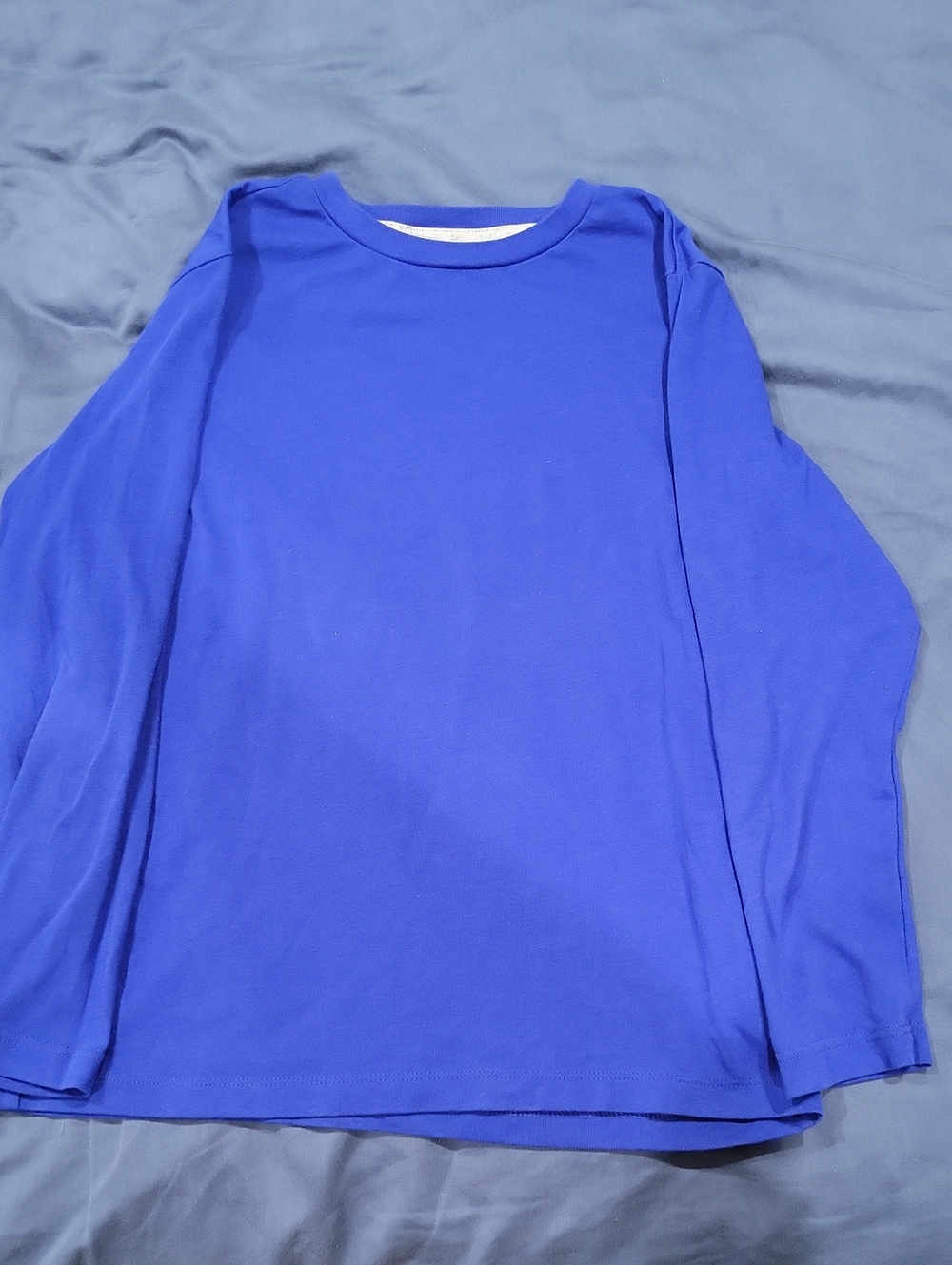 Old Navy Kids Long Sleeve Crew Tee - Blue